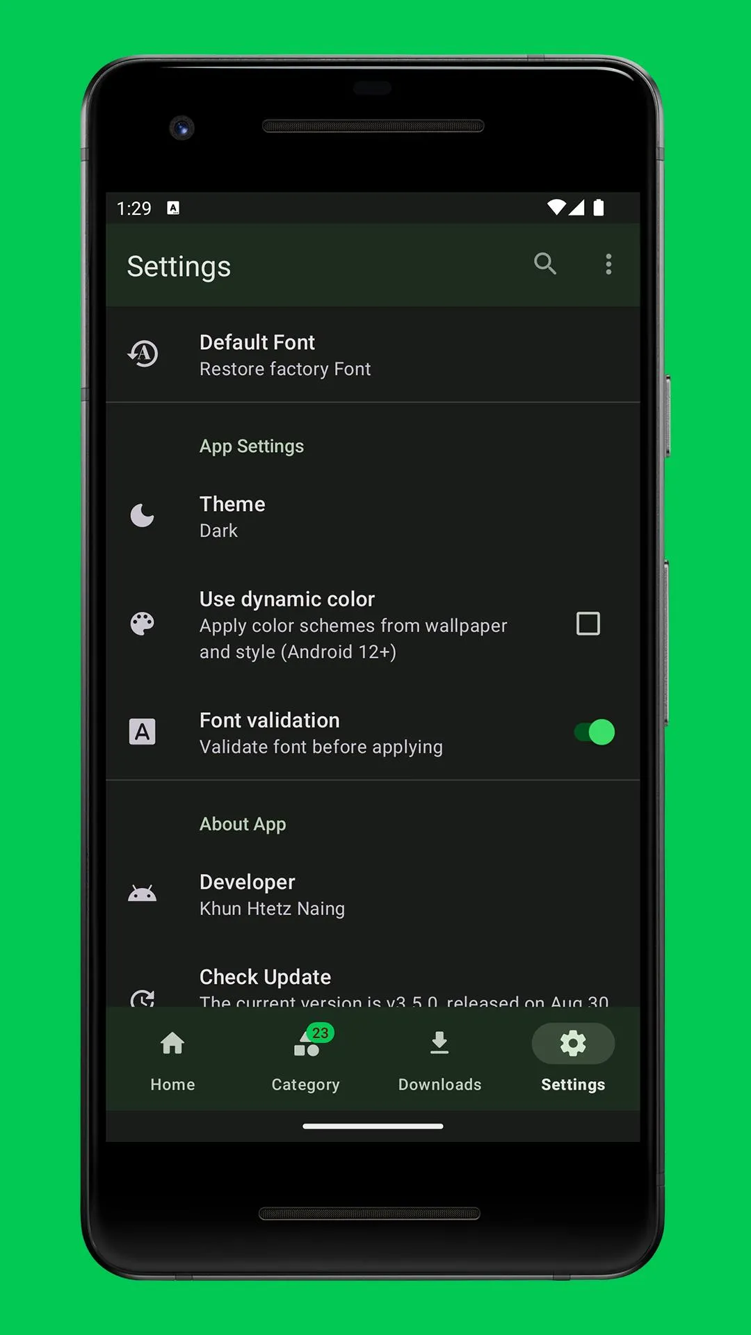 zFont 3 screenshot
